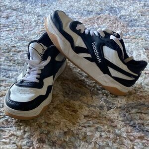 Reebok Black and White Sneakers